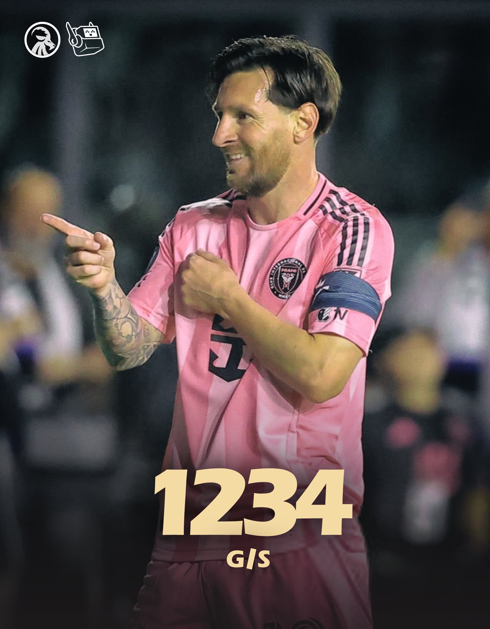 回歸即進球！37歲梅西生涯目前853球381助，參與進球數(shù)1234球！