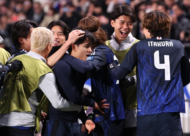 日本隊(duì)22名旅歐球員中15人來自五大聯(lián)賽，是22年3月出線時(shí)的兩倍