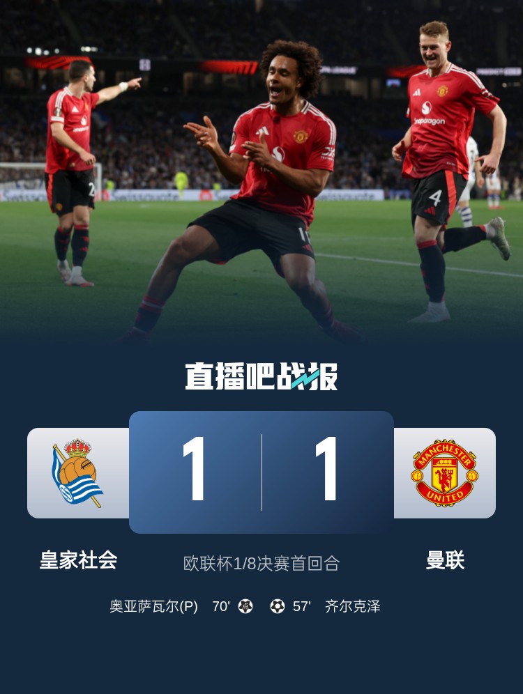 能否拿下歐聯(lián)杯？曼聯(lián)本賽季歐聯(lián)杯繼續(xù)不敗，9場5勝4平